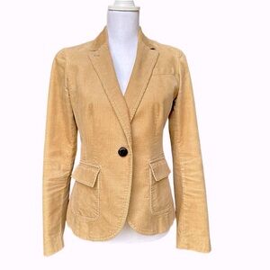 Camel Banana Republic Corduroy Blazer